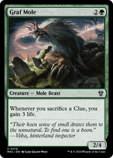 Toupeira do Cemitério / Graf Mole - Magic: The Gathering - MoxLand